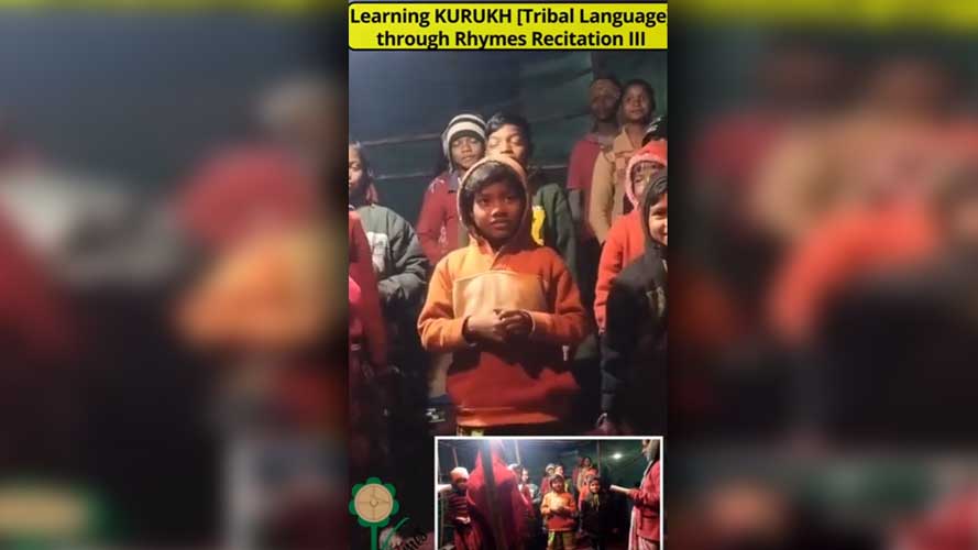 Learning KURUKH [Tribal Language] through Rhymes Recitation in Rural Jharkhand III