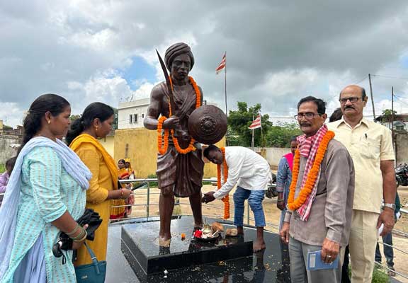 वीर बुधु भगत कॉलोनी का नामकरण कार्यक्रम संपन्‍न