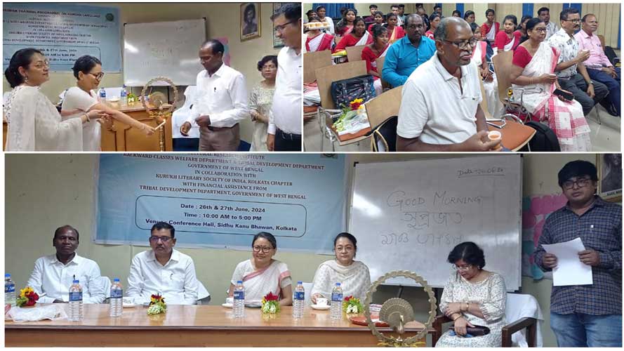 दो दिवसीय कुँड़ुख़ प्रशिक्षण कार्यक्रम साल्ट लेक कोलकाता में हुआ सम्पन्न, तोलोंग सिकि लिपि बनी माध्यम