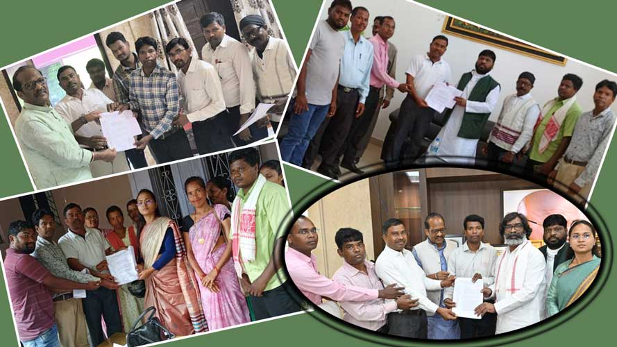 ‘जनजातीय भाषा शिक्षक पद सृजन का विवाद‍ित सर्वे निरस्‍त हुआ‍’