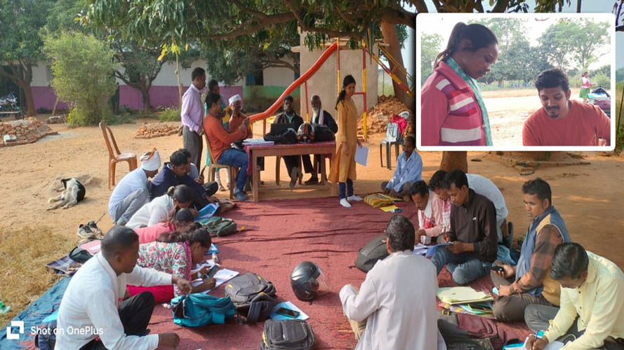 TSF Tribal App में आनलाइन निबंधन हेतु प्रशिक्षण 