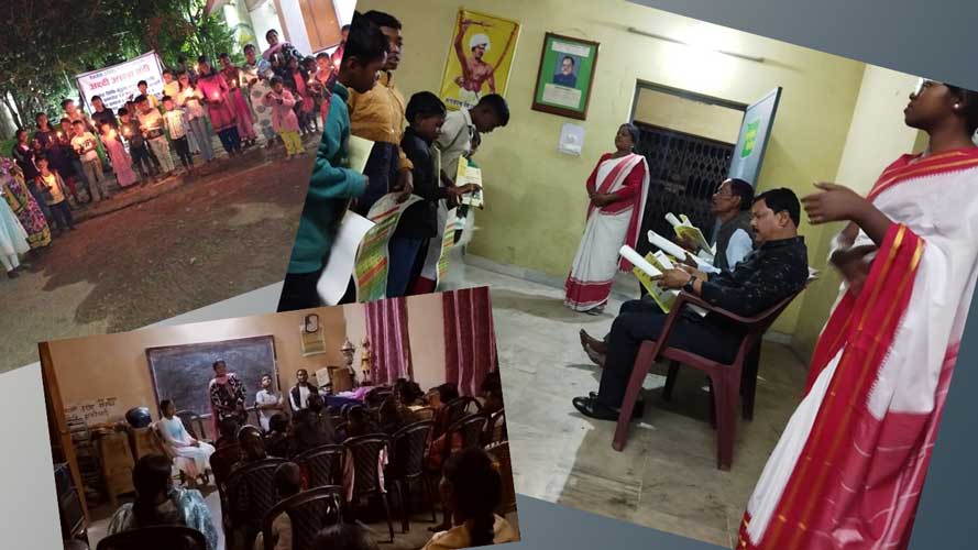 तोलोंग सिकि एवं कुँड़ुख भाषा हप्ता 2025 कार्यक्रम शंकोसाईं में उन्नतिशील 