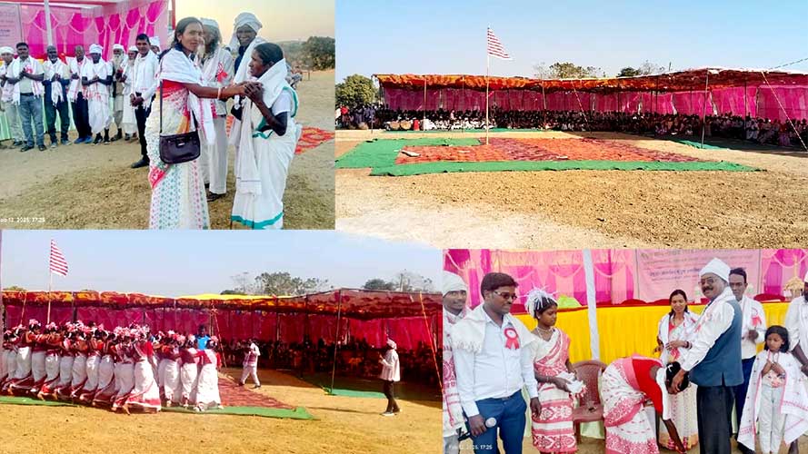 गुमला जिला कुड़ुख़ भाषा तोलोंग सिकि लिपि दिवस सप्ताह समारोह शिवनाथपुर में सम्पन्न