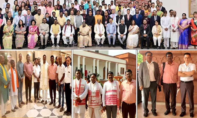 उरांव जनजाति प्रतिनिधिमंडल राष्‍ट्रपति से मिला, कुंडुख को 8वीं अनुसूची में शामिल करने की मांग